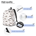 thumbnail image 3 of Rocae Dachshund Dog for Durable Canvas Backpack Leisure Large Bag Travel Rucksack Multi-function Backpack Small, 3 of 8