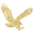 thumbnail image 2 of 14K Yellow Solid Gold Eagle Charm Pendant with 1.2mm Box Chain Necklace - 24", 2 of 6