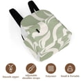 thumbnail image 6 of Abstract Green Wavy Design Art Small Backpack Cute Mini Backpacks For Woman Lightweight Daypacks, 6 of 8