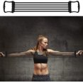 thumbnail image 2 of Extracteur de Poitrine, Extracteur de Poitrine 5 Tubes, Extenseur de Muscles, Extenseur de Poitrine Ajustable pour Gym, 2 of 5