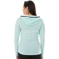 thumbnail image 2 of Women's 1/4 Zip Merino Sun Hoodie - Microweight, 2 of 10