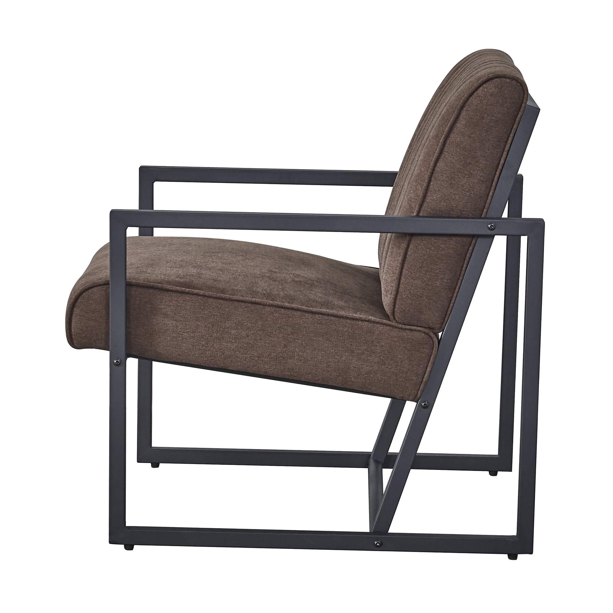 Kadyn Arm Chair, Single Sofa Chairs for Bedroom, Fabric Armchair for Living Room, Brown