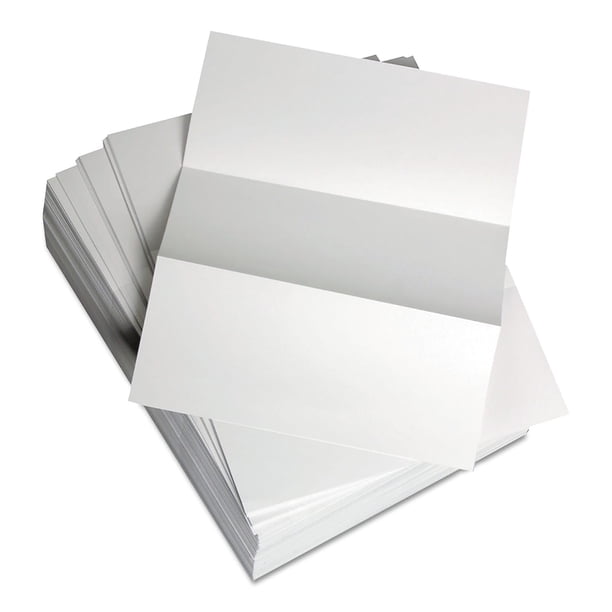 Papeles Perforados Y Perforados Lettermark Con Perforaciones Cada 3-2/3"" - Blanco - Brillo 92 - Carta - 8 1/2"" X 11"" - 20 Lb Peso Base - 75 G/M² Gramaje - 2500 / Caja - 2500 (500 - Sfi - C