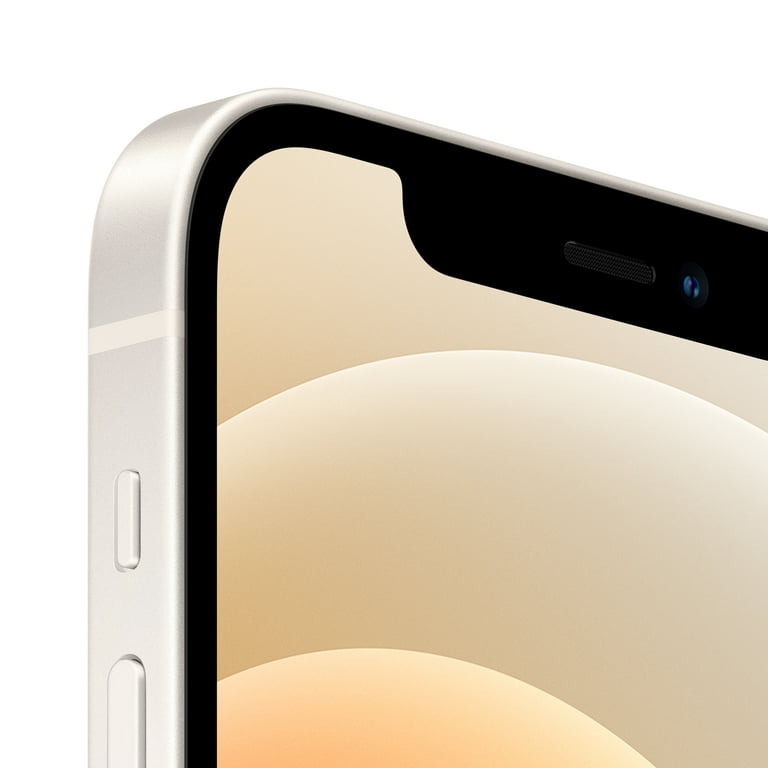 Straight Talk Apple iPhone 12, 64GB, White- Prepaid Smartphone