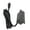 Black, variant on Recessed Power Strip with 2 Outlets, USB C and USB A Ports, Smart Charging Technology Embedded in Desktop, Ideal for Furniture Use