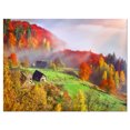 thumbnail image 2 of Colorful Mountain Village - Landscape Photo Canvas Art Print, 2 of 3