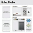 thumbnail image 3 of Regal Living Cordless Blackout Polyester Roller Shades, Gray - 36" W x 72" L, 3 of 8