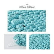 PloutoRich 2Pcs Chenille Hanging Hand Towels Ball, No Hair Removal Microfiber Absorbent Dish Cloth,Quick Dry Soft Absorbent Microfiber Hand Towels