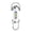 White, variant on Fountwell Rechargeable Waterproof Key Light, High Lumen Bright LED Flashlight – Portable Camping Hiking Outdoor Emergency EDC Gear