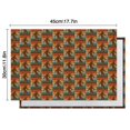 thumbnail image 6 of Multicolor Bigfoot and Text Pattern Summer Placemats Table Placemats Set Of 4-Linen Kitchen Washable Placemats Table Mats 11.8"x17.7" Non-Slip Heat Resistant, 6 of 6