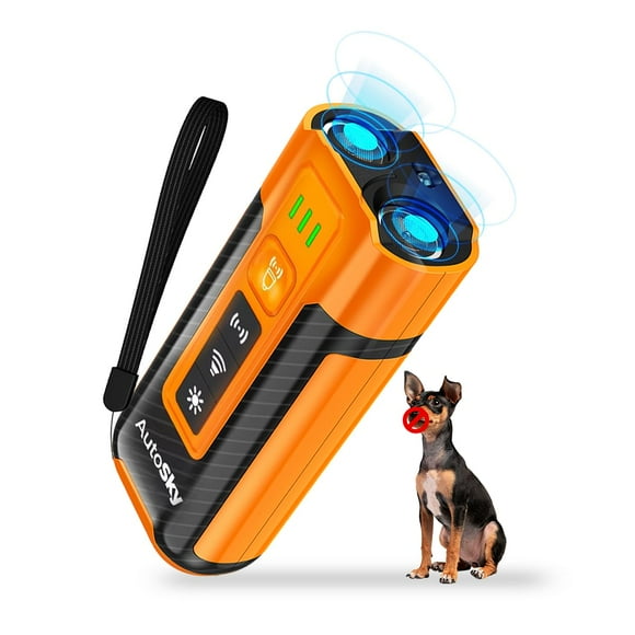 Antiladridos ultrasónicos para perros y linterna LED AutoSky