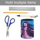 thumbnail image 5 of Cazadora de Demonios Chica Nezuko-theme Cylinder Pen Holder Pencil Organizer with Flannel Lining PVC Leather Material Cardboard Base for study work 10*8CM, 5 of 6
