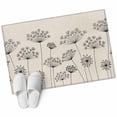 thumbnail image 6 of Farmhouse Dandelion Bathroom Rug Washable 2x3 Entryway Rug Non Slip Spring Modern Minimalist Country Flower Front Door Mat Low Pile Indoor Doormat Throw Floor Carpet for Kitchen Bedroom Entrance, 6 of 8