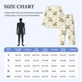 thumbnail image 4 of Wukai Flowers And Hens Men's Hawaiian Shirt Short Sleeve Casual Button Down Summer Beach Aloha Shirt -X-Large, 4 of 7