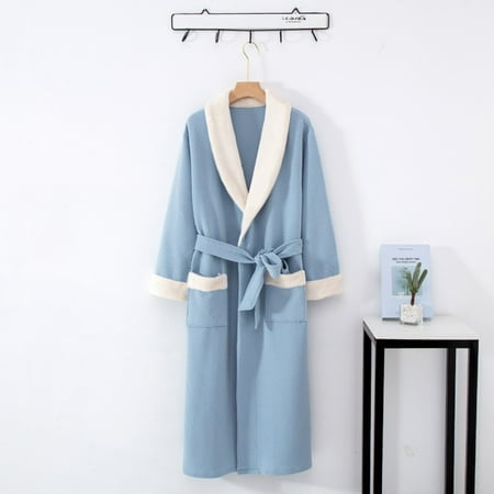 

Womens Dressing Gown Fluffy Soft Warm Sleepwear Nightwear Thick Luxury Bath Robe