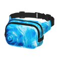 thumbnail image 2 of Disketp Blue Shell Riñonera de Doble Capa, Bolsa de Cintura Ajustable para Viajes, Correr y Senderismo, Riñonera Ligera para Hombre y Mujer, 2 of 9