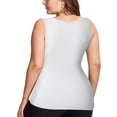thumbnail image 4 of COMFREE Camisoles with Built in Bra for Women Plus Size Tummy Control Tank Tops Shapewear, 4 of 7