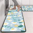 thumbnail image 2 of Kitchen Rugs Sets Of 2,Pioneer Flower Floral Print Pattern Anti Fatigue Kitchen Mat Rugs Non Slip Washable,Decorative Kitchen Floor Mats for Kitchen,Sink,Laundry,17"x47"+17"x47", 2 of 5