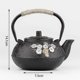 thumbnail image 1 of 2025 Exquisite Plum Bamboo Painted Series Cast Iron Kettle Boiling Water with Strainer Kettle, 1 of 2