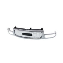 Tomoka Replacement Parts Front Grille Grill Chrome Compatible With GMC Sierra 1500 Denali 2003-2006 Sierra 1500 Classic Denali 2007 Yukon Denali 2001-2006 Yukon XL 1500 Denali 2001-2006