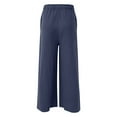 thumbnail image 5 of Vedolay Big and Tall Pants Relaxed Fit Drawstring Outdoor Trousers 2023 Navy,M, 5 of 5