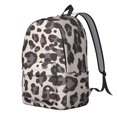 thumbnail image 2 of Leopard Print Backpack for School,Cute School Bag,Schoolbag with Adjustable Shoulder Straps & Padded Back,15.7"x11.8"x5.5", 2 of 5