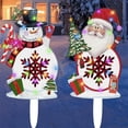 thumbnail image 5 of Aunavey Christmas Santa Claus Snowman Decorative Lights for Yard Decor, 5 of 5