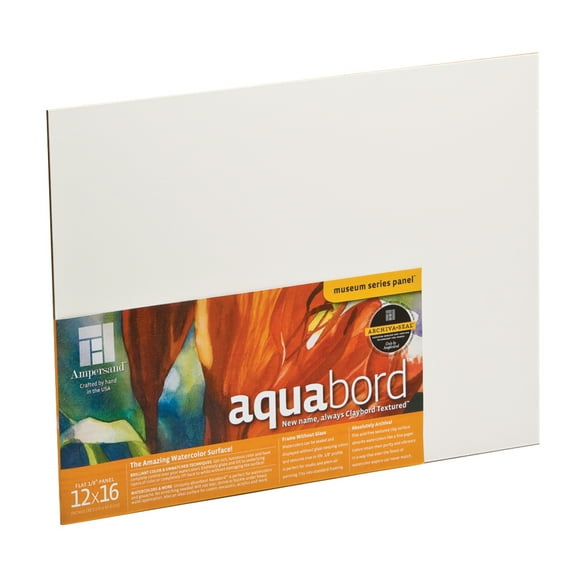 Ampersand Art Aquabord, Uncradled, 1/8" Profile, 12" x 16"