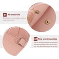 thumbnail image 5 of Raindrops Multi-functional Passport Holder Handy Holder Portable Pouch Air Tickets Passport Travel Organizer Wallet for Women (Pink), 5 of 8