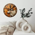 thumbnail image 6 of Deer Head Wall Clock Rustic Autumn Decor 10-Inch Silent Wooden Wall Clock, Battery Operated (AA Batteries Not Included), Artistic Home Decor, 6 of 7
