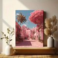 thumbnail image 6 of UXIEQU Pink City Street Canvas Wall Art Print 15.75x11.81 Inches, 6 of 8