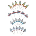 thumbnail image 2 of 24 Piezas Sunnimix Rocket Cupcake Picks para Cumpleaños de Niños, 2 of 8
