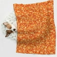 thumbnail image 6 of Yiaed Orange Glitter Print Dog Blankets-Cat Blanket Washable for Couch Protection,Puppy Blanket, Soft Plush Reversible Throw Furniture Protector-Medium, 6 of 8