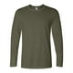 thumbnail image 1 of Gildan Hombres 4.5 oz. Camiseta de manga larga SoftStyle G644 -VERDE MILITAR M Gildan 64400, 1 of 1