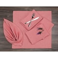 thumbnail image 3 of Native Fab Reusable Houndstooth Cloth Napkin 18x18 Cotton Set of 12 - Red, 3 of 7