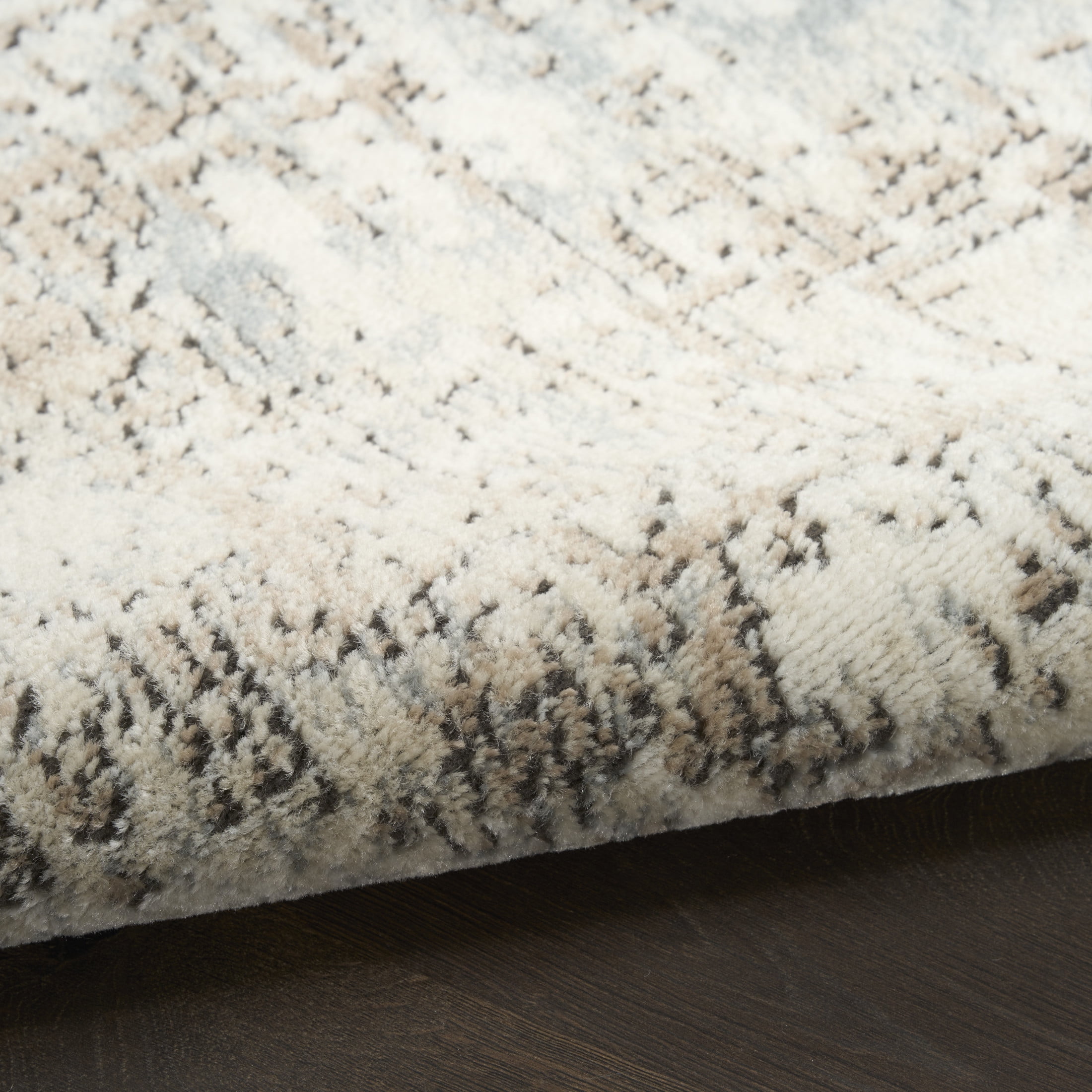Nourison Concerto 5'3" x 7'3" Ivory Beige Modern Indoor Rug