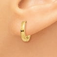 thumbnail image 3 of 14K Yellow Gold Earring Hinged Huggie Women'S 8 mm 2.5, 3 of 4
