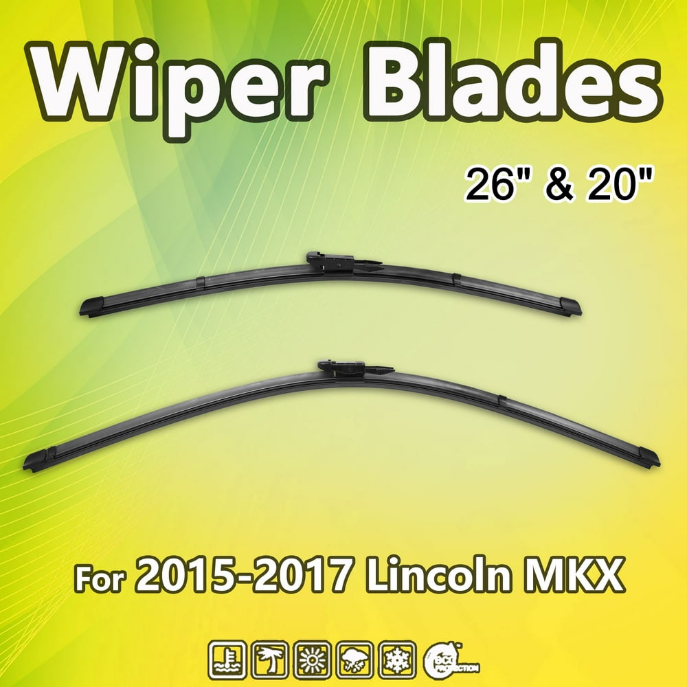 26" 20" Windshield Wiper Blades for 15 16 17 Lincoln MKX