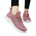 thumbnail image 3 of Huesdet Womens Running Shoes Ladies Slip on Tennis Walking Sneakers Lightweight Breathable Comfort Work Gym Trainers Stylish Shoes(Pink,39), 3 of 9