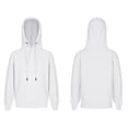 thumbnail image 3 of Linjinx Unisex Pullover Hoodies for Boys Girls Drawstring Casual Hooded Top Pull On Clothes Hoody White 160, 3 of 8