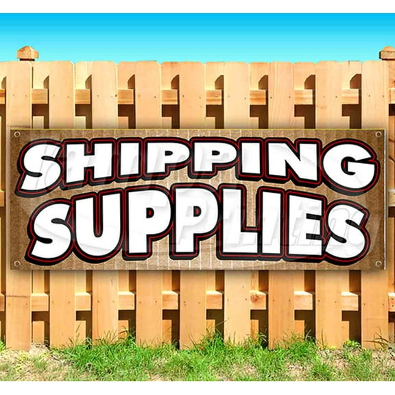 Shipping Supplies 13 oz Vinyl Banner With Metal Grommets