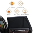thumbnail image 4 of Riwesomey 1 par de parasoles para coche, ventana delantera/trasera, diseño de malla de red, parasol negro para coche, cortina en Stock Automoción decorativa y accesorios Negro 80*50mm Riwesomey CZ13138-01B, 4 of 6