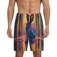 thumbnail image 1 of Fotbe Neon Rabbit In Archway Pantalones Cortos de Pijama para Hombre, Ropa de Dormir, Pantalones de Pijama Cortos para Hombre-4X-Large, 1 of 6