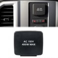thumbnail image 3 of Car Center Console Rear Power Outlet AC 110V 150W-400W Socket Assembly FL3Z-19N236-A for 2015-2016, 3 of 5