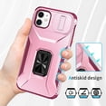 thumbnail image 4 of Funda para GANGXUN iPhone 11 - Soporte metálico, Función magnética, Rosa, 4 of 5