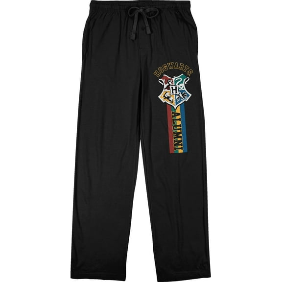 Harry Potter Hogwarts Alumni Black Pajama Pants-Small