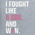 thumbnail image 6 of Wild Bobby I Fought Like A Girl and Won Breast Cancer Awareness Women Racerback Tank Top, Heather Grey, Small, 6 of 6