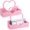 White, variant on 2 Pcs Pink Heart Business Card Holders for Desk Wooden Business Card Holder Coquettish Preppy Cute Display Stands Postcard Organizer for Back to School Women Office Home Desktop Tabletop