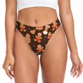 thumbnail image 1 of Fotbe Christmas Gingerbread Cookies Tanga Sin Costuras para Mujer con Estampado – Panties Invisibles, Transpirables y Cómodos para Uso Diario-XX-Large, 1 of 6