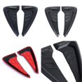 thumbnail image 3 of Car Side Air Flow Decorative Stickers Hood Scoop Vent Universal Air Intake Grille Trim Decor Wing Decals Styling 2PCS, 3 of 7